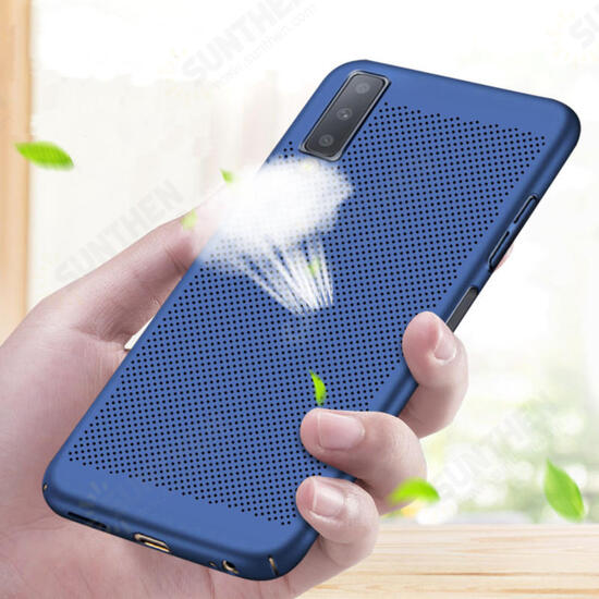 Breathable Anti-Fingerprint Hard PC Protective Case For Samsung Galaxy A7 2018