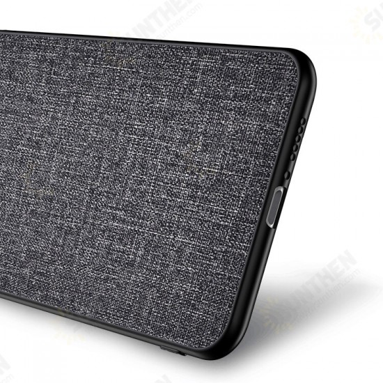 Breathable Canvas Cloth Sweatproof Shockproof Protective Case Back Cover for Xiaomi Mi10 Mi 10 / Mi10 Mi 10 Pro Non-original