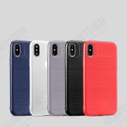 Brushed Pattern Shock Resistant Soft TPU Case for iPhone X Brushed Pattern Shock Resistant Soft TPU Case for iPhone X