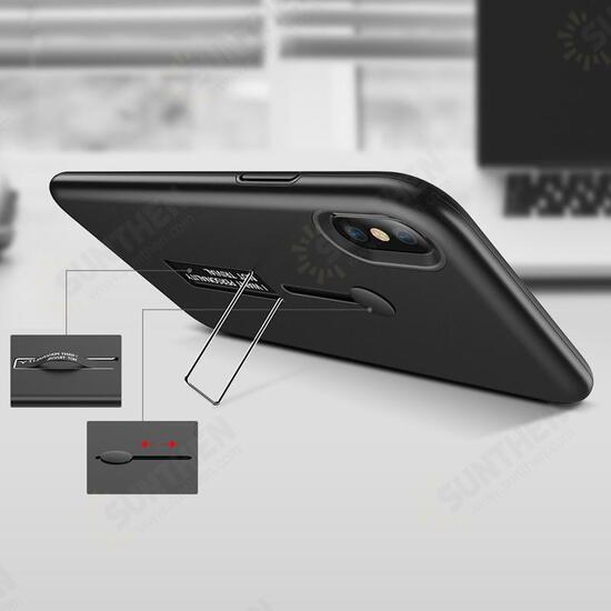 Built-in Adjustable Kickstand Strap Grip Case For iPhone X