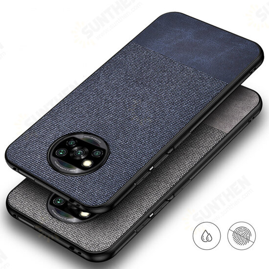 Business Breathable Canvas Sweatproof TPU Shockproof Protective Case for POCO X3 PRO / POCO X3 NFC Business Breathable Canvas Sweatproof TPU Shockproof Protective Case for POCO X3 PRO / POCO X3 NFC