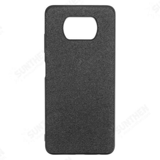Business Breathable Canvas Sweatproof TPU Shockproof Protective Case for POCO X3 PRO / POCO X3 NFC Business Breathable Canvas Sweatproof TPU Shockproof Protective Case for POCO X3 PRO / POCO X3 NFC
