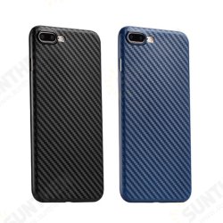 Carbon Fiber Texture Anti Fingerprint PP Case For iPhone 7 Plus/8 Plus