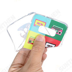 Cartoon Matte Transparent Soft TPU Shockproof Protective Case Cover for Samsung Galaxy S10e