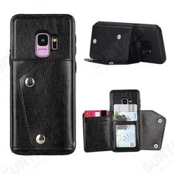 Classic PU Leather Wallet Card Slots Bracket Protective Case for Samsung Galaxy S9 Classic PU Leather Wallet Card Slots Bracket Protective Case for Samsung Galaxy S9