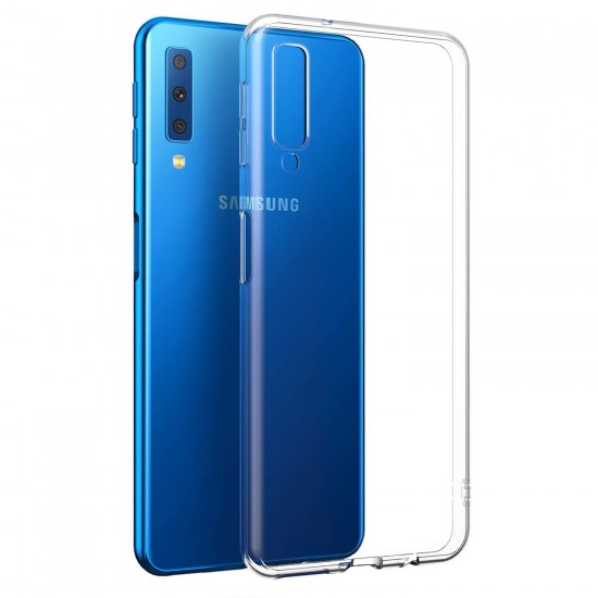 Clear Crystal Shockproof Soft TPU Protective Case For Samsung Galaxy A7 2018