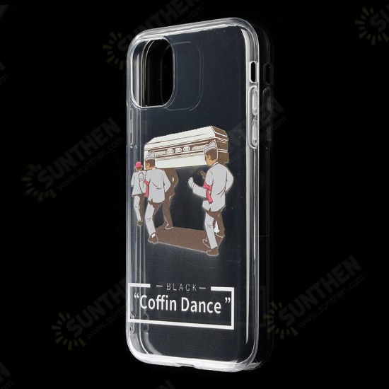 Coffin Dance Team Pattern Fashion Cartoon Shockproof Transparent TPU Protective Case for iPhone 11 / 11 Pro / 11 Pro Max