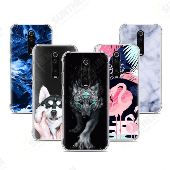 Colorful Painting Airbag Shockproof Soft TPU Protective Case for Xiaomi Mi9T / Xiaomi Mi 9T Pro / Xiaomi Redmi K20 / Redmi K20 Pro