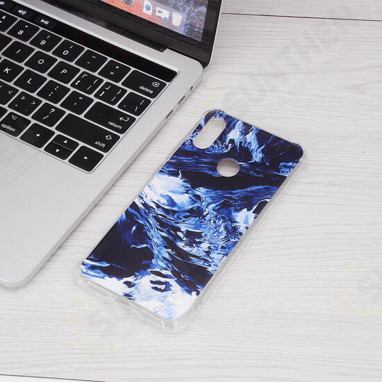 Colorful Painting Airbag Shockproof Soft TPU Protective Case for Xiaomi Redmi Note 7 / Xiaomi Redmi Note7 Pro Non-original