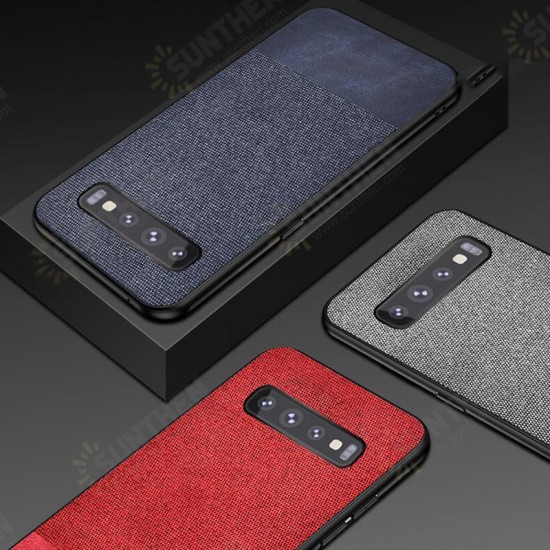 Cotton Cloth Protective Case For Samsung Galaxy S10e/S10/S10 Plus S10 5G Anti Fingerprint Back Cover