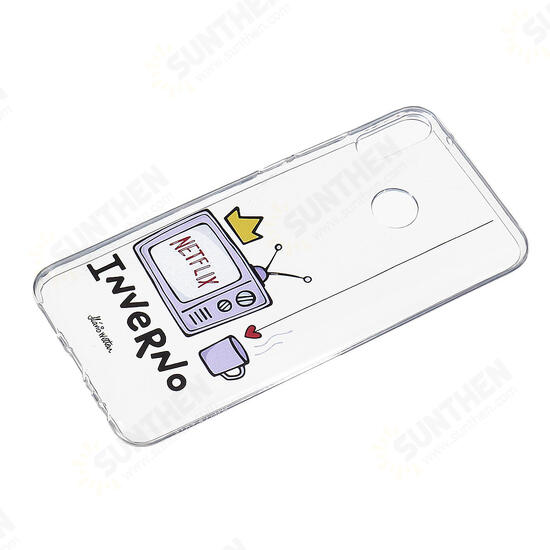 Cute Crystal Clear Transparent Soft TPU Protective Case for Huawei Y9 2019