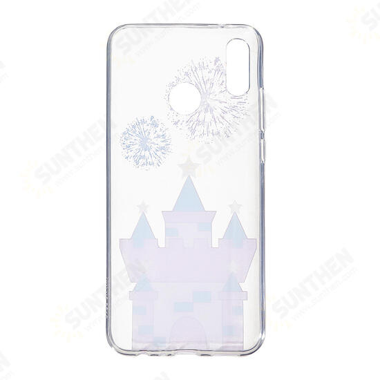 Cute Crystal Clear Transparent Soft TPU Protective Case for Huawei Y9 2019