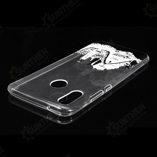 Cute Crystal Clear Transparent Soft TPU Protective Case for Huawei Y9 2019