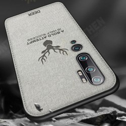 Deer Luxury Canvas Cloth Shockproof Anti-fingerprint Protective Case for Xiaomi Mi Note 10 / Xiaomi Mi CC9 PRO Non-original Deer Luxury Canvas Cloth Shockproof Anti-fingerprint Protective Case for Xiaomi Mi Note 10 / Xiaomi Mi CC9 PRO Non-original