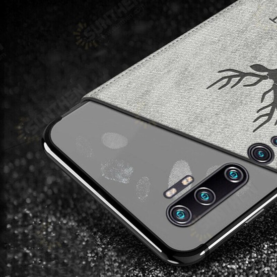 Deer Luxury Canvas Cloth Shockproof Anti-fingerprint Protective Case for Xiaomi Mi Note 10 / Xiaomi Mi CC9 PRO Non-original Deer Luxury Canvas Cloth Shockproof Anti-fingerprint Protective Case for Xiaomi Mi Note 10 / Xiaomi Mi CC9 PRO Non-original