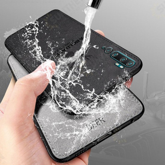 Deer Luxury Canvas Cloth Shockproof Anti-fingerprint Protective Case for Xiaomi Mi Note 10 / Xiaomi Mi CC9 PRO Non-original Deer Luxury Canvas Cloth Shockproof Anti-fingerprint Protective Case for Xiaomi Mi Note 10 / Xiaomi Mi CC9 PRO Non-original