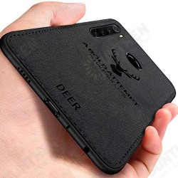 Deer Luxury Canvas Cloth Shockproof Anti-fingerprint Protective Case for Xiaomi Redmi Note 8 2021 Global Version Non-original Deer Luxury Canvas Cloth Shockproof Anti-fingerprint Protective Case for Xiaomi Redmi Note 8 2021 Global Version Non-original