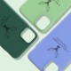 Deer Pattern Shockproof Soft Rubber Liquid Silicone Protective Case for iPhone 11 Pro Max 6.5 inch