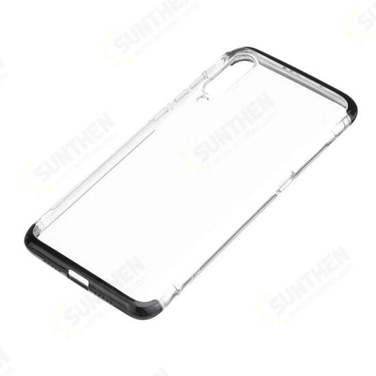 Detachable 2 in 1 Shockproof Plating Transparent Hard PC Protective Case for Xiaomi Mi9 / Mi 9 Transparent Edition