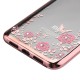 Diamond Plating Clear Cover Soft TPU Flower Protective Case For Xiaomi Mi 8 Mi8 6.21 inch