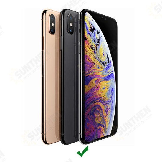 Flip Bumper Window View with Foldable Stand PU Leather Protective Case for iPhone XS Max