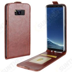 Flip Card Slot PU Leather Bag Case for Samsung Galaxy S8 Flip Card Slot PU Leather Bag Case for Samsung Galaxy S8
