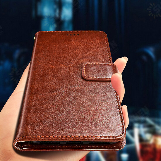 Flip Card Slot Wallet PU Leather Schockproof Protective Case For Sharp Aquos S2