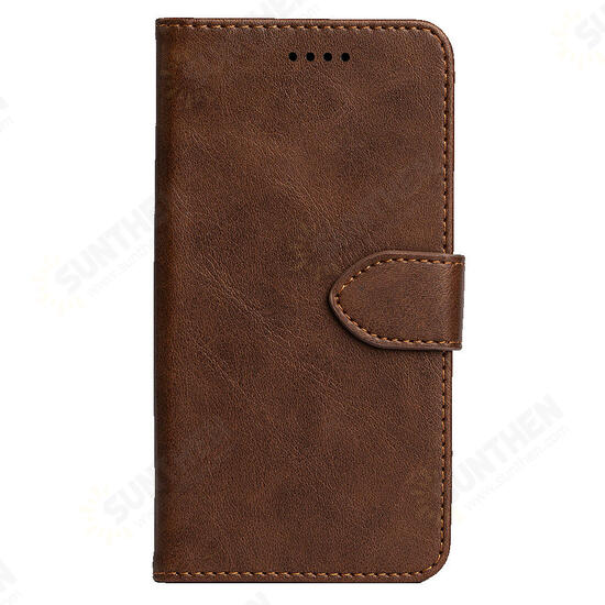 Flip Card Slot Wallet Shockproof PU Leather Full Body Protective Case For X