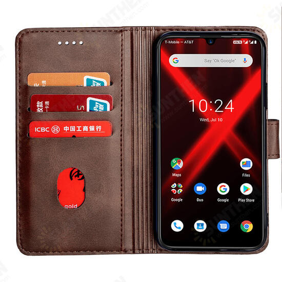 Flip Card Slot Wallet Shockproof PU Leather Full Body Protective Case For X