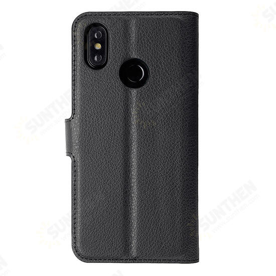 Flip Card Slot With Stand PU Leather Case Protective Case For Xiaomi Mi 8
