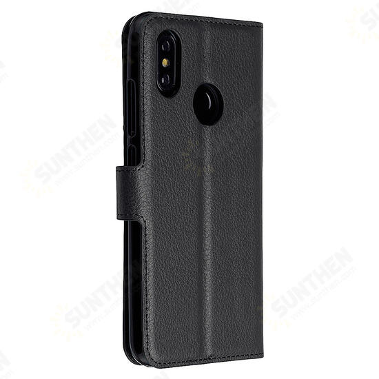 Flip Card Slot With Stand PU Leather Case Protective Case For Xiaomi Mi 8