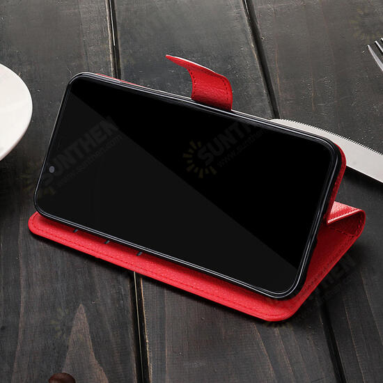 Flip Card Slot With Stand PU Leather Case Protective Case For Xiaomi Mi 8