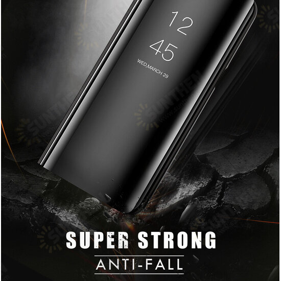 Flip Mirror Window Shockproof Full Cover Protective Case + HD Clear 9H Anti-Explosion Tempered Glass Screen Protector Flip Mirror Window Shockproof Full Cover Protective Case + HD Clear 9H Anti-Explosion Tempered Glass Screen Protector