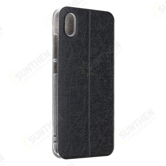Flip Shockproof Brushed Texture PU Leather Full Body Cover Protective Case for Xiaomi Redmi 7A Non-original