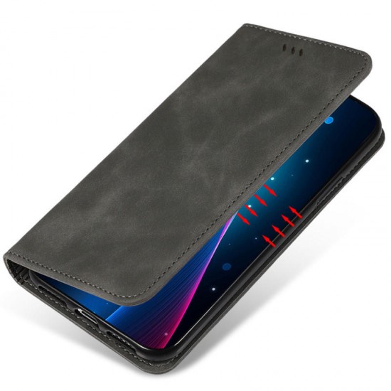 Flip Shockproof Card Slot With Magnetic PU Leather Full Body Protective Case For Xiaomi Mi 9 / Mi 9 Transparent Edition