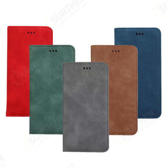 Flip Shockproof Card Slot With Magnetic PU Leather Full Body Protective Case For Xiaomi Mi 9 / Mi 9 Transparent Edition