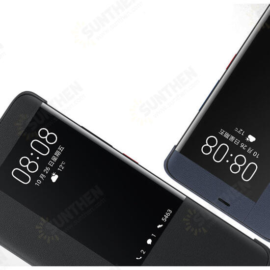 Flip Smart View Window Protective Case For Huawei Mate 20