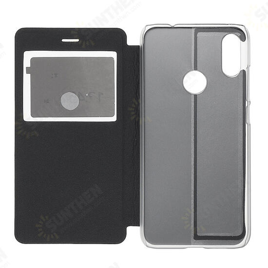 Flip With Window Shockproof PU Leather Full Body Cover Protective Case for Xiaomi Redmi Note 7 / Redmi Note 7 PRO Non-original
