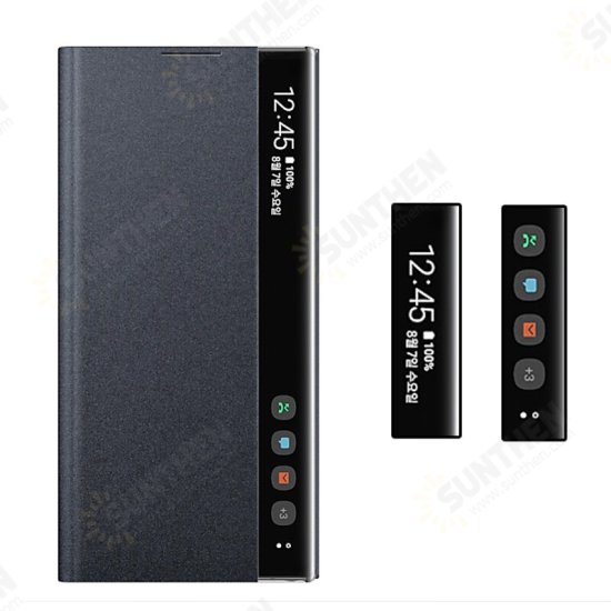 Foldable Flip Smart Sleep Window View Stand PU Leather Protective Case for Xiaomi Redmi Note 9 / Redmi 10X 4G Non-original Foldable Flip Smart Sleep Window View Stand PU Leather Protective Case for Xiaomi Redmi Note 9 / Redmi 10X 4G Non-original
