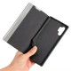 Foldable Flip Smart Sleep Window View Stand PU Leather Protective Case for Xiaomi Redmi Note 9 / Redmi 10X 4G Non-original