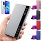 Foldable Flip Smart Sleep Window View Stand PU Leather Protective Case for Xiaomi Redmi Note 9 / Redmi 10X 4G Non-original Foldable Flip Smart Sleep Window View Stand PU Leather Protective Case for Xiaomi Redmi Note 9 / Redmi 10X 4G Non-original