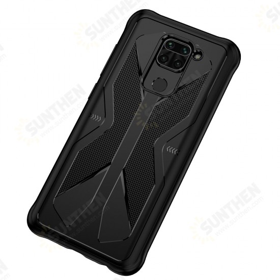 For Xiaomi Redmi Note 9 Case Shockproof Anti-fingerprint Anti-sweat TPU Soft Protective Case Back Cover Non-original