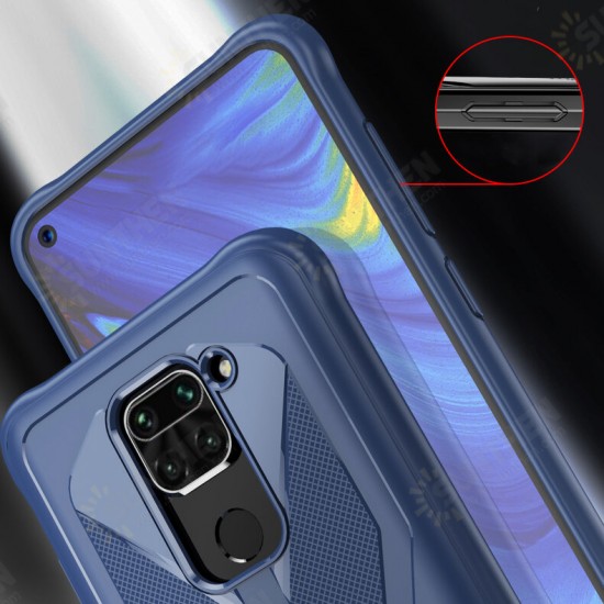 For Xiaomi Redmi Note 9 Case Shockproof Anti-fingerprint Anti-sweat TPU Soft Protective Case Back Cover Non-original