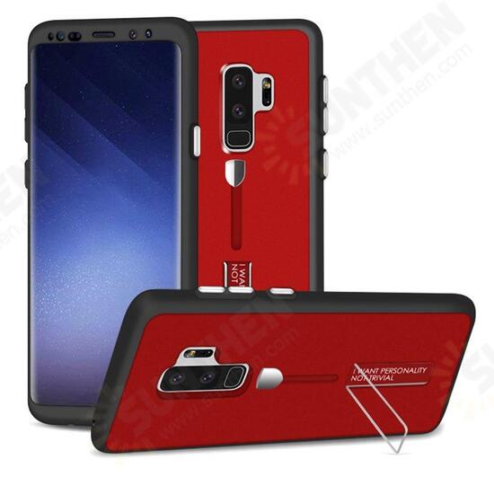 Full Body Front & Back Cover Strap Grip Kickstand Case For Samsung Galaxy Note 8
