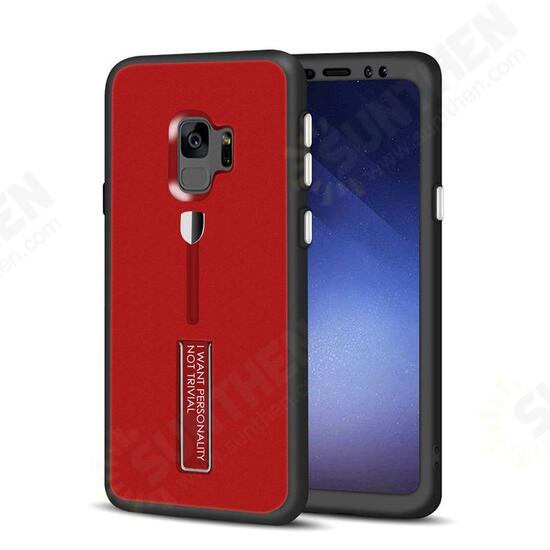 Full Body Front & Back Cover Strap Grip Kickstand Case For Samsung Galaxy Note 8