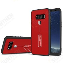 Full Body Front & Back Cover Strap Grip Kickstand Case For Samsung Galaxy S8/S8 Plus