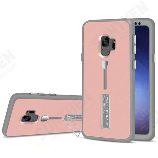Full Body Front & Back Cover Strap Grip Kickstand Case For Samsung Galaxy S9/S9 Plus