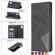 Geometric business Magnetic Buckle Holster Flip Stand Protective Case For Xiaomi Redmi Note 8 2021