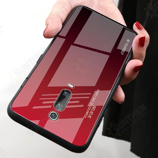 Gradient Color Tempered Glass + Soft TPU Back Cover Protective Case for Xiaomi Mi 9T / Xiaomi Mi9T Pro / Xiaomi Redmi K20 / Redmi K20 PRO Gradient Color Tempered Glass + Soft TPU Back Cover Protective Case for Xiaomi Mi 9T / Xiaomi Mi9T Pro / Xiaomi Redmi K20 / Redmi K20 PRO