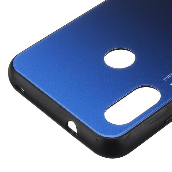 Gradient Color Tempered Glass + Soft TPU Back Cover Protective Case for Xiaomi Redmi 6 Pro / Xiaomi Mi A2 Lite